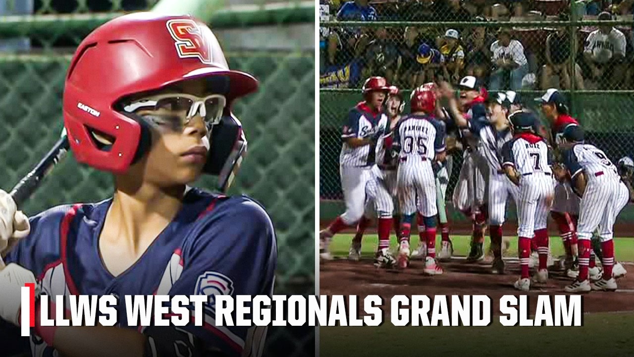 Isaac Ramirez Aguirre hits a GRAND SLAM for Southern California in LLWS West Region Championship 🔥