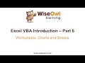 Excel VBA Introduction Part 6 - Worksheets, Charts ...