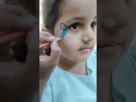 #butterfly 🦋 FACE PAINTING 🎨🖌️👩🏻‍🎨😍😍 #shorts #trending #viral