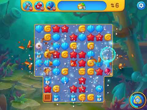 Fishdom level 6522 no boosters フィッシュダム ノーマル [Friend's]