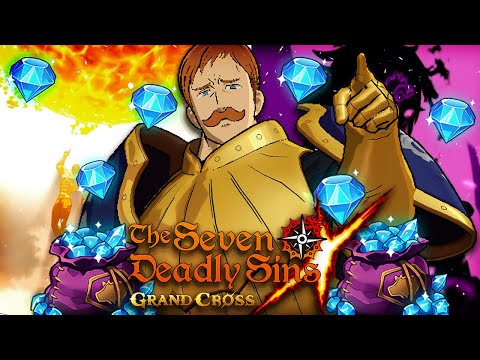 900+ GEMS SUMMONS! GOING DEEP FOR RED ESCANOR SUMMONS! | Seven Deadly Sins: Grand Cross