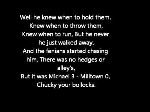 Rab C - Michael 3 Milltown 0 - Lyrics