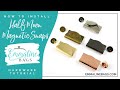 How to Install a Half Moon Magnetic Clasp - A Hardware Video Tutorial