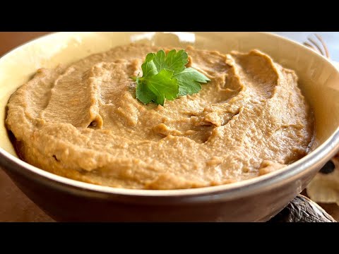 Houmous à l'ail Noir