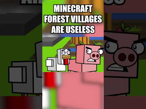 Minecraft's Hidden Secrets Revealed! Forest Villages are Useless?!