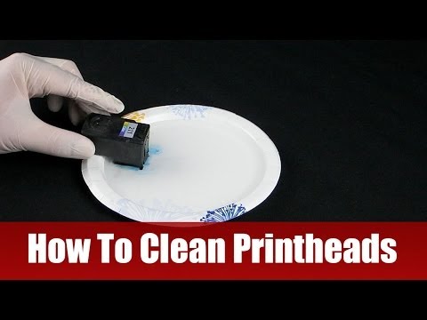 How to clean printheads
