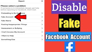 How To Disable Fake Facebook Account | Report Fake Facebook Id