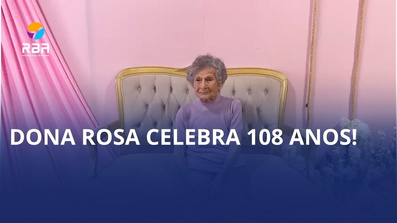 Dona Rosa celebra 108 anos! 🎂