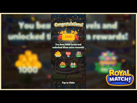 Royal Match Super Hard Level 1999 and Bonus Level 2000