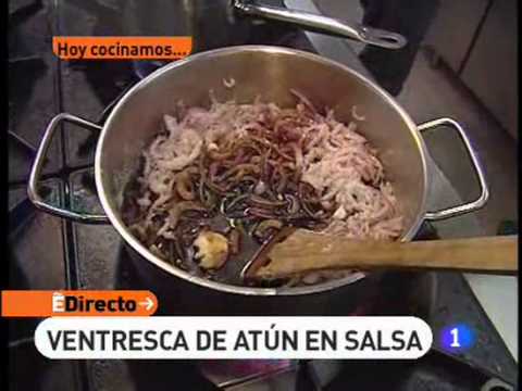 Receta de Ventresca de atun en salsa   ED