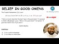 Belief in Good Omens | Dr. Yasir Qadhi