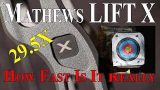 Mathews Lift 29 5 X How Fast Is it, ITS FAST,  REALLY FAST.. #dialedarchery