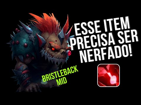 Bristleback MID com Bloodstone - Uma build roubada? Dota 2 Gameplay