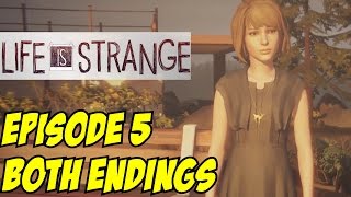 Life is Strange Episode 5 Both Endings All Sacrifice Chloe &amp; Save Arcadia Bay Polarized