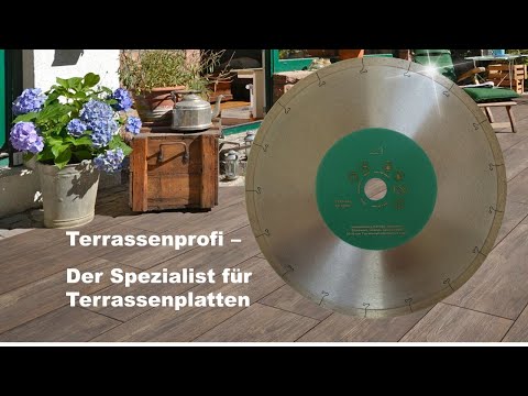 Spezielle Diamanttrennscheibe für dickes Feinsteinzeug