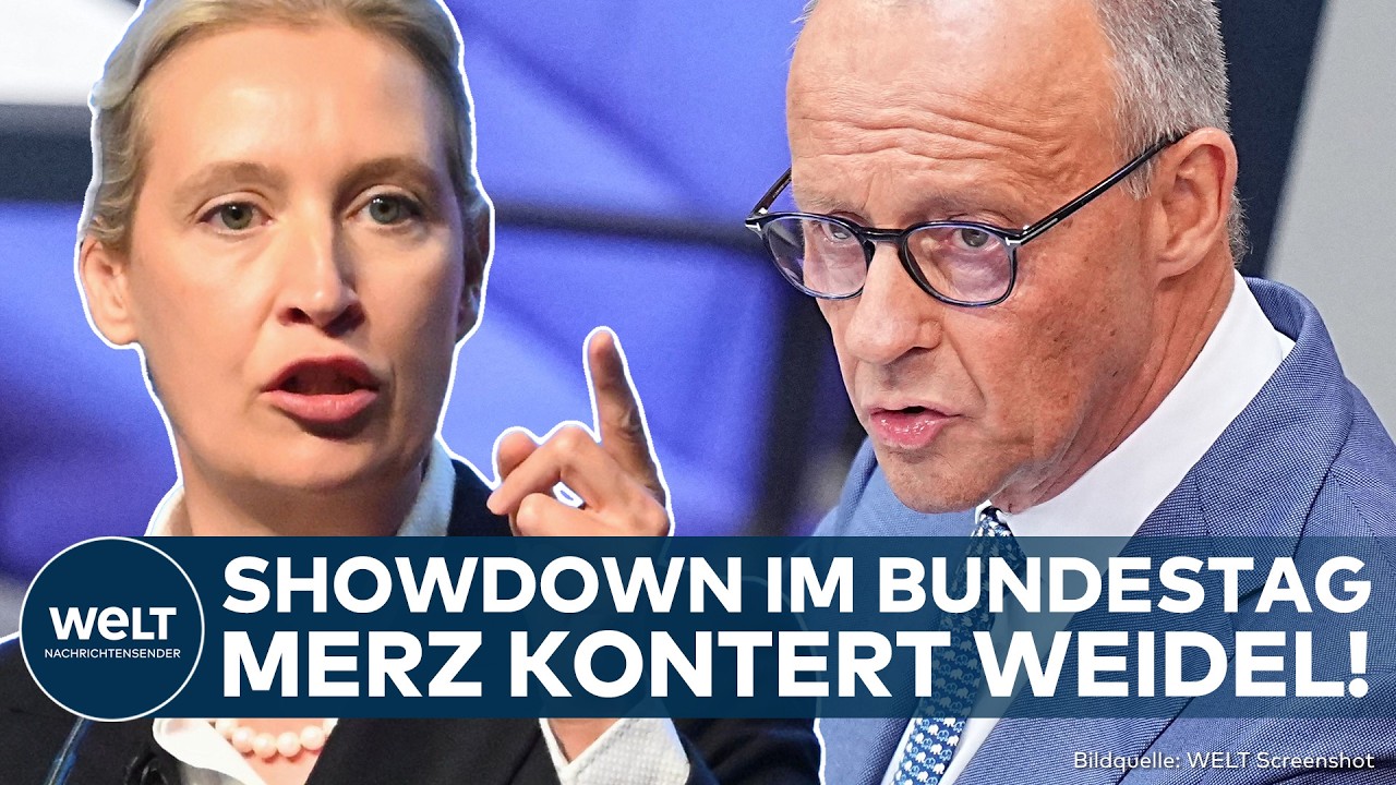 BUNDESTAG: Merz kontert Weidel! Kanzler rechnet mit AFD ab! Heftige Debatte nach Sachsen-Anhalt-Wahl