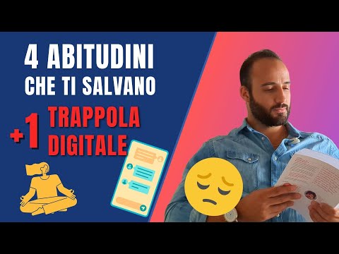 4 Abitudini che ti Salvano la Vita dall'Ansia (+1 trappola che ti svuota)