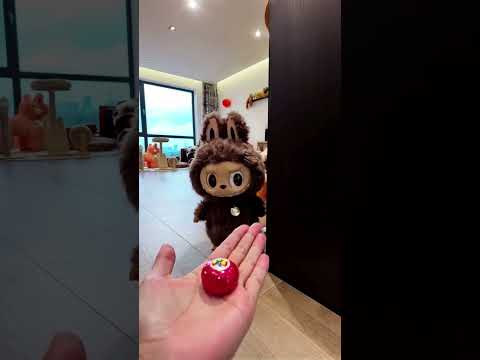 Labubu love candy! #labubu #funny #cute #toys