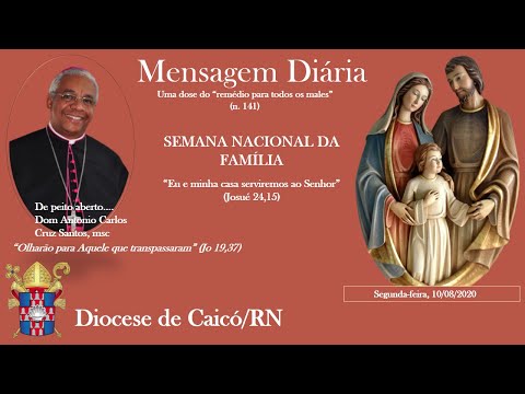 Mensagem Diária, 10/08/2020