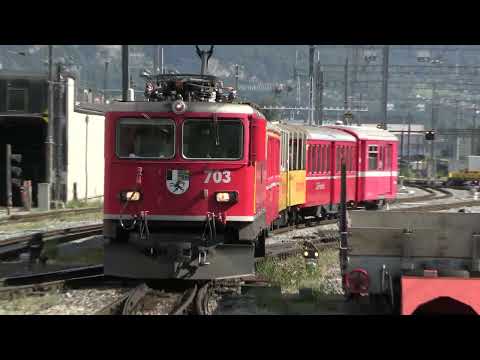 Rhätische Bahn - Erlebniszug Rheinschlucht / Ruinaulta mit Ge 4/4 I und Ge 6/6 II