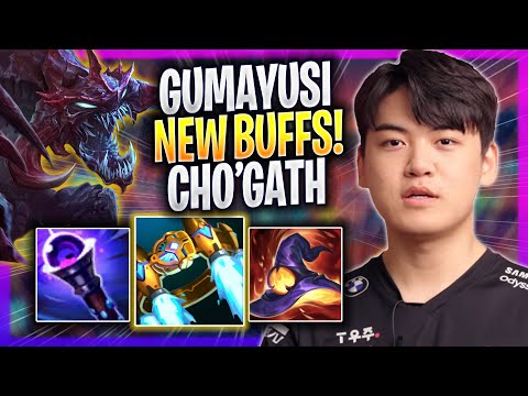 GUMAYUSI TRIES CHO'GATH WITH NEW BUFFS! - T1 Gumayusi Plays Cho'gath ADC vs Tristana! | Season 2023