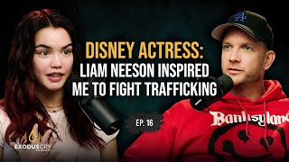 Disney Actress: Liam Neeson Inspired Me to Fight Trafficking | Paris Berelc & Benjamin Nolot