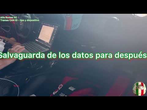Alfa Romeo 4C CAN ID tema y dispositivo