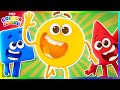 Yellow Meets Red Blue FULL EPISODE S1 E5 Learn Colours Kids Cartoons Colourblocks