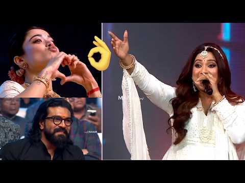 Shreya Ghoshal Mindblowing Live  Performance, Celebs Reaction @ Telangana Gaddar Film Awards