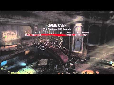 Kino der toten round 188 game over world record.