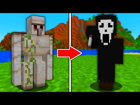 I remade every mob into Horror Characters in Minecraft