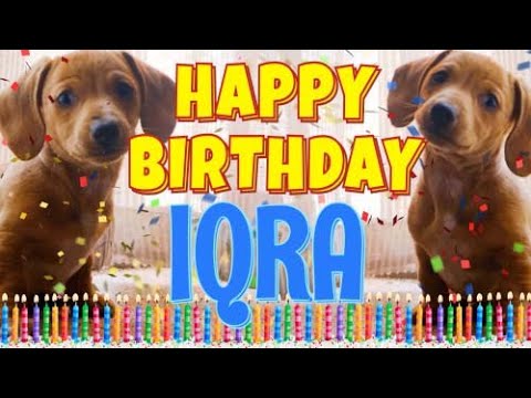 Happy Birthday Iqra! ( Funny Talking Dogs ) What Is Free On My Birthday