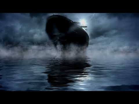 Ghost Ship in a Thunder Storm with Whispering Spirits, Bells & Fog Horn - Atmospheric  - 1 Hour
