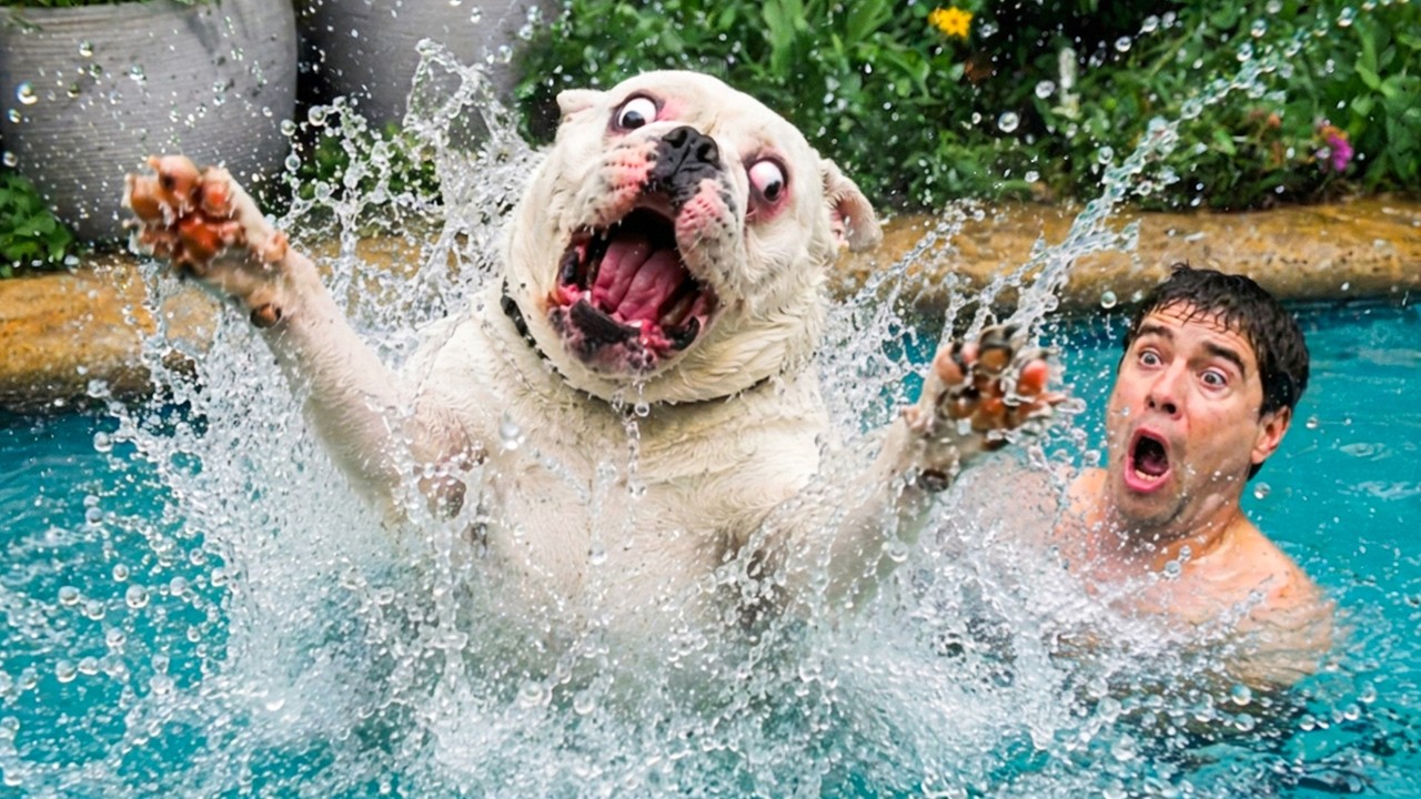 ЗАБАВНЫЕ ВСТРЕЧИ ЖИВОТНЫХ С ВОДОЙ!