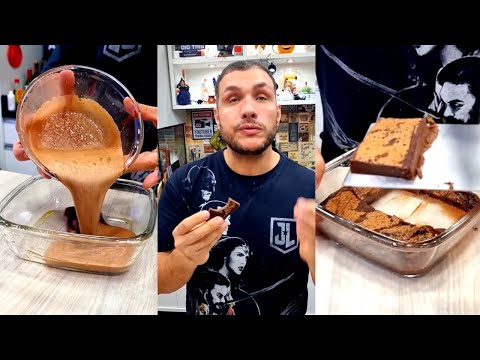 Zero Carboidratos - Sem Farinha - Sem Leite e Sem Açúcar! A Famosa Sobremesa Emagrecedora 😱