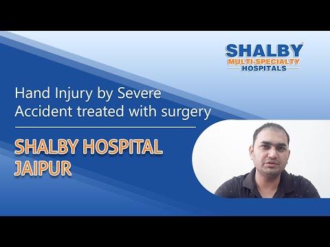 Hand Injury by Severe Accident treated with surgery