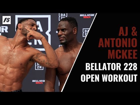 Bellator 228: Antonio and AJ McKee open workout media scrum