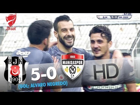 Beşiktaş: 5 - G. Medical Manisaspor: 0 | Gol: Alvaro Negredo