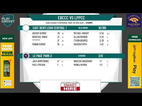 East Bentleigh Central 1 v Le Page Park 3
