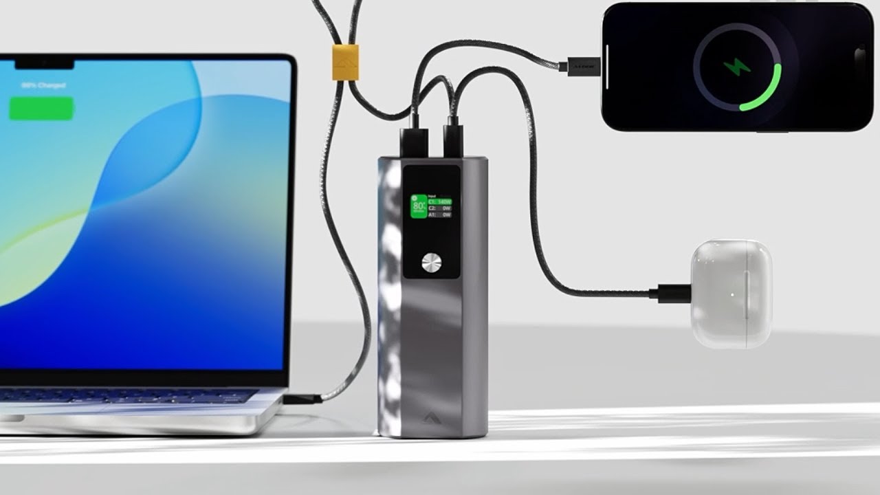 Ark Pro 27,600mAh Power Bank with 160W USB Charging-perfect for on the go | Alogic
