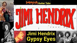 Gypsy Eyes - Jimi Hendrix - Guitar + Bass TABS Lesson