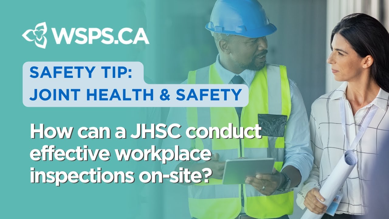 How can a JHSC conduct effective workplace inspections on-site?