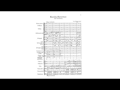 Sibelius: Karelia Overture, Op. 10 (with Score)