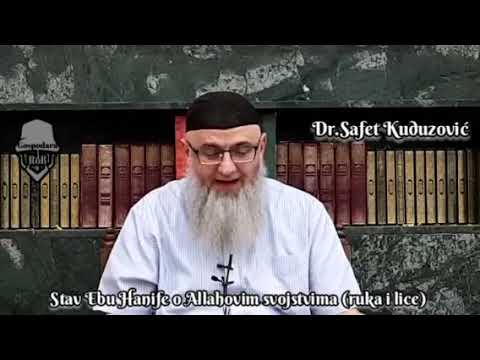 Stav Ebu Hanife o Allahovim svojstvima (ruka i lice)