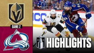 Golden Knights vs. Avalanche | NHL Playoff Highlights | Game 2 | May 22, 2026