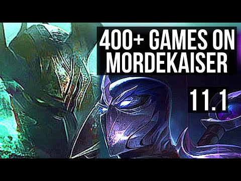 MORDEKAISER vs SHEN (TOP) | Legendary, 400+ games | EUW Diamond | v11.1