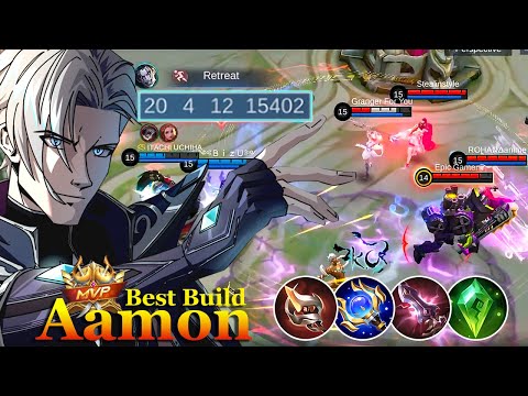100% ONE SHOT!!! AAMON NEW META BUILD - Mobile Legends