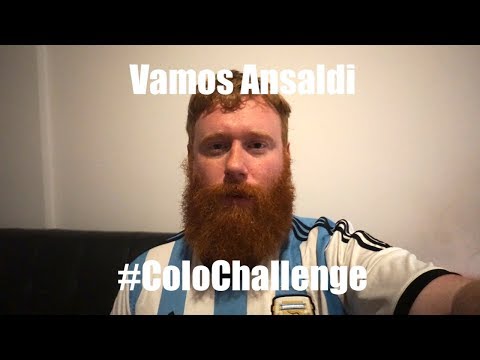 Good Luck To Ansaldi and Argentina In The World Cup #ColoChallenge