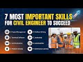 7 Most Important Skills For A Civil Engineer Civil Engineering Skills