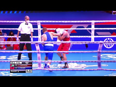 Quarterfinal 1 EASHASH Zeyad JOR - BLUE BEQIRI Alban ALB- Light Middleweight (71kg)